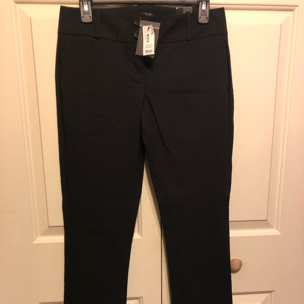 Limited black straight leg pants